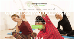 Desktop Screenshot of energyflowfitness.co.uk